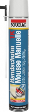 MOUSSE PU "1K" MANUELLE POLYURÉTHANE EXPANSIVE REMPLISSAGE, ISOLATION COLLAGE - CART. 750 ML. Votre satisfaction est notre priorité chez Quincaillerie Sénégalaise. Nous vous offrons des produits de quincaillerie et bâtiment de première qualité. Commandez en ligne et recevez vos articles rapidement.