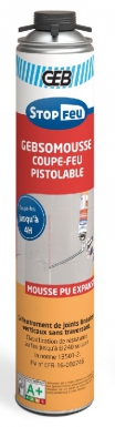 MOUSSE PU GEBSOMOUSSE INTUMESCENTE COUPE-FEU - BOMBE 750 ML PISTOLABLE. Pour vos travaux au Sénégal, faites confiance à Quincaillerie Sénégalaise. Nos produits de qualité garantissent la réussite de vos projets. Commandez rapidement en ligne et économisez du temps.