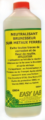 NEUTRALISANT BRUNISSEUR SUR MÉTAUX FERREUX – ÉVITE CORROSION ET ROUILLE – 0,5 L. Pour tous vos travaux, faites confiance à Quincaillerie Sénégalaise. Notre boutique en ligne propose des produits fiables pour la plomberie, la quincaillerie et le bâtiment. Commandez dès maintenant.