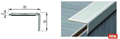 NEZ DE MARCHE 25S STRIÉ SPÉCIAL SOL SOUPLE ET REVETEMENTS FINS ALU ANODISÉ NATUREL ADHÉSIVÉ DIM. 25X15X2 MM LG. 3 M. Quincaillerie Sénégalaise, c’est un large choix de produits de quincaillerie, plomberie et bâtiment. Profitez de notre expertise et de nos prix compétitifs. Livraison rapide et service client attentif.