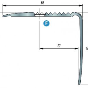 NEZ DE MARCHE STRIÈ PERCÉ 41V ALUMINIUM ANODISÉ ARGENT 55X50 MM LG. 3 M. Pour tous vos travaux, faites confiance à Quincaillerie Sénégalaise. Notre boutique en ligne propose des produits fiables pour la plomberie, la quincaillerie et le bâtiment. Commandez dès maintenant.