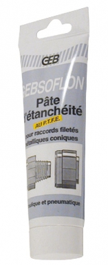 PÂTE À JOINT GEBSOFLON POUR RACC. FILETÉS CONIQUES - TUBE 125 ML. Avec Quincaillerie Sénégalaise, trouvez tout ce qu'il vous faut pour vos travaux de plomberie et bâtiment. Profitez de notre service rapide et fiable pour un achat en toute sérénité.