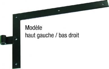 PAIRE DE PENTURE ÉQUERRE FER PLAT NOIR CATAPH. 35X5 MM ŒIL 14 MM LG. 700 MM. Quincaillerie Sénégalaise est votre partenaire fiable pour vos besoins en outillage, plomberie et fournitures de bâtiment. Profitez de notre expertise et de nos prix compétitifs. Achetez en ligne en quelques clics.