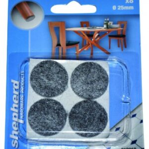 PATINS FEUTRE ADHÉSIF ANTI-RAYURE ROND MARRON Ø 25 MM BLISTER 8 P. Quincaillerie Sénégalaise est votre partenaire de choix pour le bâtiment et la plomberie au Sénégal. Une large gamme de produits à des prix compétitifs. Commandez facilement en ligne.