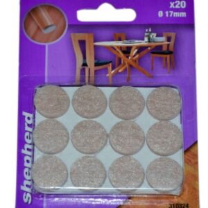 PATINS FEUTRE ADHÉSIF ROND BLANC Ø 18 MM BLISTER 20 P. Chez Quincaillerie Sénégalaise, nous offrons des solutions adaptées à vos besoins en plomberie, bâtiment et quincaillerie. Commandez en ligne et gagnez du temps avec notre livraison rapide.