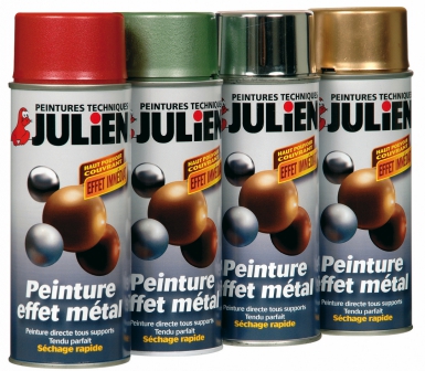 PEINTURE EFFET MÉTAL – BOMBE AÉROSOL 400 ML – NOIR MARTELÉ