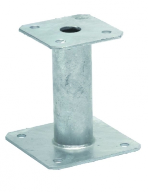 PIED DE POTEAU FIXE PPA100 DIM. PETITE BASE 100X100 MM GRDE 130X130 MM H. 100 MM ÉP. 4 MM. Pour vos travaux au Sénégal, faites confiance à Quincaillerie Sénégalaise. Nos produits de qualité garantissent la réussite de vos projets. Commandez rapidement en ligne et économisez du temps.