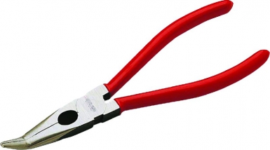 PINCES À BEC DEMI-ROND COUDÉ PVC POLIES VERNIES - LG. 160 MM. Optez pour Quincaillerie Sénégalaise pour tous vos besoins en matériaux de construction et quincaillerie. Notre boutique en ligne vous offre une expérience d'achat pratique et sécurisée. Faites le choix de la qualité.