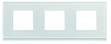 PLAQUE GALLERY HORIZONTAL ENTRAXE 71 MM 3 POSTES MOON GLASS VERRE BLANC SATINÉ. Besoin de matériel de quincaillerie ou de plomberie ? Quincaillerie Sénégalaise propose des produits adaptés à vos projets de construction ou de rénovation. Bénéficiez de notre expérience et de nos prix compétitifs.