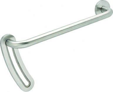 POIGNÉE DE PORTE J-ROX MODÈLE 62 ACCESSIBILITÉ LG : 320 MM INOX BROSSÉ