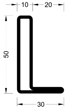 PROFILÉ À AILETTE TYPE L SÉRIE 50  " V51010 " LG. 6 M ÉP. 2 MM 2.30 KG/M. Besoin d'équipement de plomberie ou d'outillage ? Quincaillerie Sénégalaise vous offre un service rapide et efficace. Découvrez nos produits de qualité adaptés à vos projets.