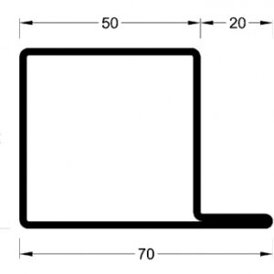 PROFILÉ À AILETTE TYPE L SÉRIE 50 " V55010 " LG. 6 M ÉP. 2 MM 3,58 KG/M. Quincaillerie Sénégalaise est votre partenaire de confiance pour tous vos besoins en quincaillerie et bâtiment. Découvrez nos produits de haute qualité adaptés aux professionnels et particuliers. Commandez facilement en ligne et recevez vos articles rapidement.