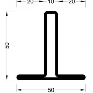 PROFILÉ À AILETTE TYPE T SÉRIE 50 " V51020 " LG. 6 M ÉP. 2 MM 2.94 KG/M. Chez Quincaillerie Sénégalaise, nous mettons à votre disposition un large choix de produits de quincaillerie et plomberie. Qualité et fiabilité sont notre promesse. Passez commande en ligne en toute simplicité.