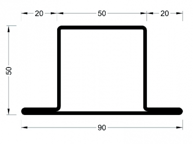 PROFILÉ À AILETTE TYPE T SÉRIE 50 " V55020 " LG. 6 M ÉP. 2 MM 4.17 KG/M. Quincaillerie Sénégalaise met à votre disposition des solutions robustes pour vos besoins en bâtiment, plomberie et industrie. Achetez en ligne et recevez vos produits rapidement.
