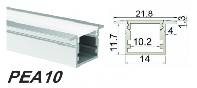 PROFILÉS ALU D'ENCASTREMENT ANODISÉ PEA 10/2 LARGEUR 14/22 MM HAUTEUR 13 MM LONGUEUR 2 M. Avec Quincaillerie Sénégalaise, trouvez tout ce qu'il vous faut pour vos travaux de plomberie et bâtiment. Profitez de notre service rapide et fiable pour un achat en toute sérénité.