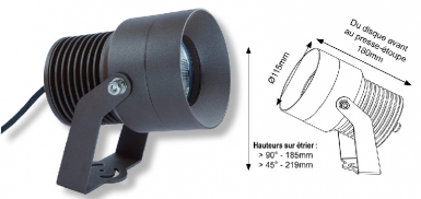 PROJECTEUR PRAM XL20 IP65 20W 3000°K 3453 LM 22° ( RDT 91% ) DIM. 180 X Ø 115 MM - COLORIS CORTEN RAL8028. Besoin d'équipement de plomberie ou d'outillage ? Quincaillerie Sénégalaise vous offre un service rapide et efficace. Découvrez nos produits de qualité adaptés à vos projets.