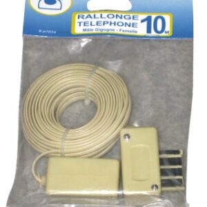 PROLONGATEUR TÉLÉPHONE 8 PLOTS GIGOGNE / FEMELLE IVOIRE - LONGUEUR 10 M. Quincaillerie Sénégalaise, votre spécialiste en quincaillerie et équipement industriel, vous offre des produits durables et performants. Faites vos achats en ligne et gagnez du temps. Nos experts sont là pour vous conseiller.