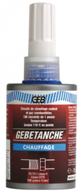 RÉSINE ANAÉROBIE AU PTFE GEBÉTANCHE-CHAUFFAGE POUR CHAUFFAGE CENTRAL ET CIRCUITS D'AIR COMPRIMÉ - TUBE 75 ML. Quincaillerie Sénégalaise est votre destination en ligne pour des équipements de qualité en plomberie, bâtiment et industrie. Faites vos achats facilement et bénéficiez de nos prix attractifs.