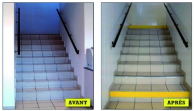 REPÉRAGE DES CONTREMARCHES  10 M X 10 CM - INTÉRIEUR - PVC MAT ADHÉSIF - BLANC. Chez Quincaillerie Sénégalaise, nous mettons à votre disposition un large choix de produits de quincaillerie et plomberie. Qualité et fiabilité sont notre promesse. Passez commande en ligne en toute simplicité.