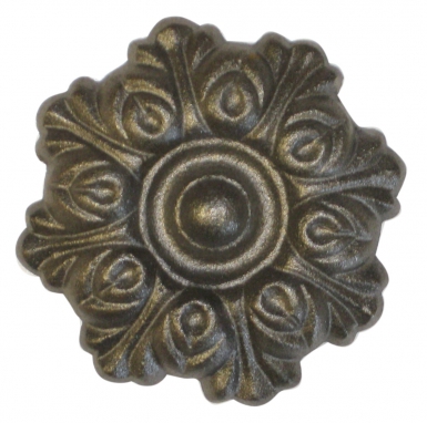 ROSACE FONTE Ø 100 MM USINÉ 1 TROU FILET M6 