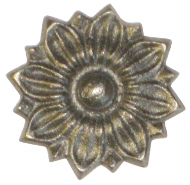 ROSACE FONTE Ø 55 MM ÉP. 8 MM USINÉ 1 TROU TARAUDÉ