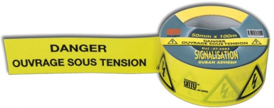 RUBAN ADHÉSIF PVC "DANGER OUVRAGE SOUS TENSION" LARG. 50 MM X LONG. 100 M. Trouvez tout ce dont vous avez besoin pour vos travaux chez Quincaillerie Sénégalaise. Du matériel de plomberie aux équipements industriels, nous avons ce qu’il vous faut. Commandez facilement et bénéficiez d’un service rapide.