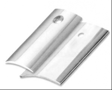 SEUIL DE PORTE PERCÉ 45 MM LONG. 0,93 M LAITON POLI (AVEC VIS ET CHEVILLES)