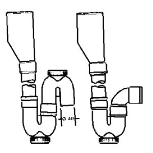 SIPHON DOUBLE DE MACHINE À LAVER PVC GRIS CLAIR - À COLLER Ø40 - SORTIE HORIZONT. FEMELLE. Quincaillerie Sénégalaise, c'est votre partenaire pour des équipements de qualité en plomberie, bâtiment et industrie. Profitez de nos prix compétitifs et d'un service client dédié.