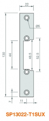 TÊTIÈRES PLATES INOX SÉRIE " 5 " POUR GÂCHES ÉLECTRIQUES À ENCASTRER 16 MM DIM. 130X22X3 MM. Pour tous vos travaux, faites confiance à Quincaillerie Sénégalaise. Notre boutique en ligne propose des produits fiables pour la plomberie, la quincaillerie et le bâtiment. Commandez dès maintenant.