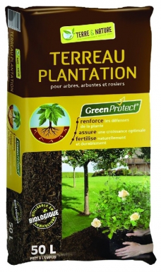 TERRE ET NATURE - TERREAU PLANTATION GREEN PROTECT - 50L. Faites confiance à Quincaillerie Sénégalaise pour vos équipements de plomberie et de bâtiment. Nous offrons des produits durables pour vos projets de rénovation ou de construction. Commandez dès maintenant en toute simplicité.