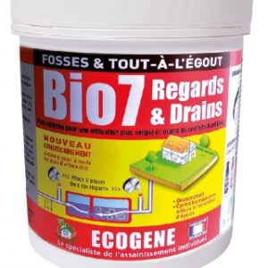 TRAITEMENT " BIO 7 DRAINS ET GROSSES CANALISATIONS " ODEURS ET REMONTÉES BLOCS 4X200 G. Avec Quincaillerie Sénégalaise, trouvez tout le matériel de plomberie, quincaillerie, et bâtiment dont vous avez besoin. Nous proposons une large gamme d'équipements fiables pour vos travaux. Simplifiez vos projets grâce à notre service rapide et efficace.