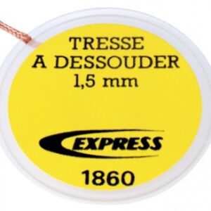 TRESSE À DESSOUDER POUR L'ÉLECTRONIQUE , LARGEUR 1,5 MM. Trouvez tout ce dont vous avez besoin pour vos travaux chez Quincaillerie Sénégalaise. Du matériel de plomberie aux équipements industriels, nous avons ce qu’il vous faut. Commandez facilement et bénéficiez d’un service rapide.