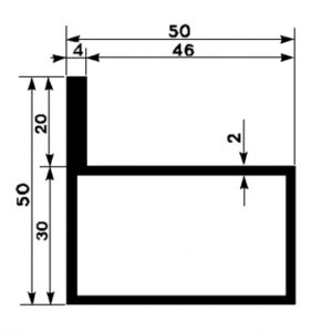 TUBE À AILETTES P.À F. EN L 50X30X2 MM AILETTE 20 MM POIDS = 3,010 KG/M M1. Pour vos projets de construction et de bricolage, Quincaillerie Sénégalaise est là pour vous. Nous proposons des solutions adaptées à vos besoins avec un excellent rapport qualité-prix. Commandez et recevez vos articles rapidement.