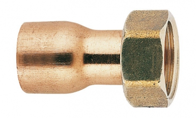 UNION 2 PIÈCES DOUILLE EN CUIVRE ÉCROU PRISONNIER LAITON - ÉCROU 20X27, CUIVRE 12/14. Faites confiance à Quincaillerie Sénégalaise pour vos équipements de plomberie et de bâtiment. Nous offrons des produits durables pour vos projets de rénovation ou de construction. Commandez dès maintenant en toute simplicité.