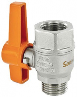 VANNE D »ISOLEMENT À SPHÈRE POUR PURGEURS SOLAIRES – MF – 3/8″